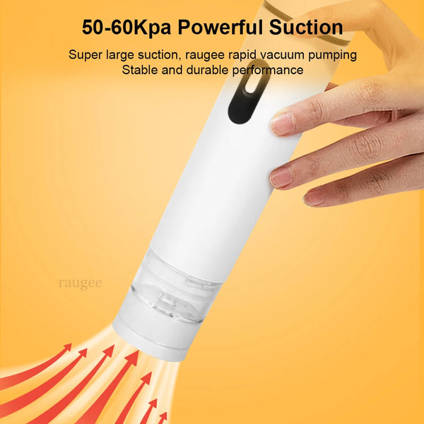 QuickSeal Rechargeable Portable Food Vacuum Pump